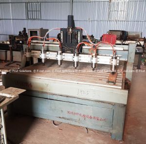 Máy đục cnc 6 đầu cũ
