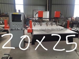 Máy đục gỗ vi tính cũ 6 đầu 2Z
