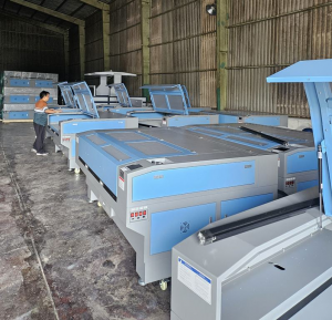 Máy cắt laser 1610 2 đầu (100W)