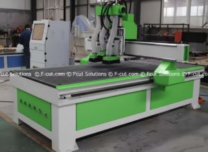 Máy CNC 3 đầu cắt gỗ công nghiệp 