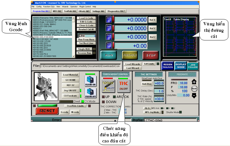 Phần mềm điều khiển máy CNC MACH3